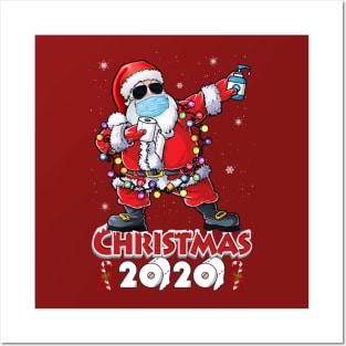 DABBING SANTA CHRISTMAS 2020 Posters and Art